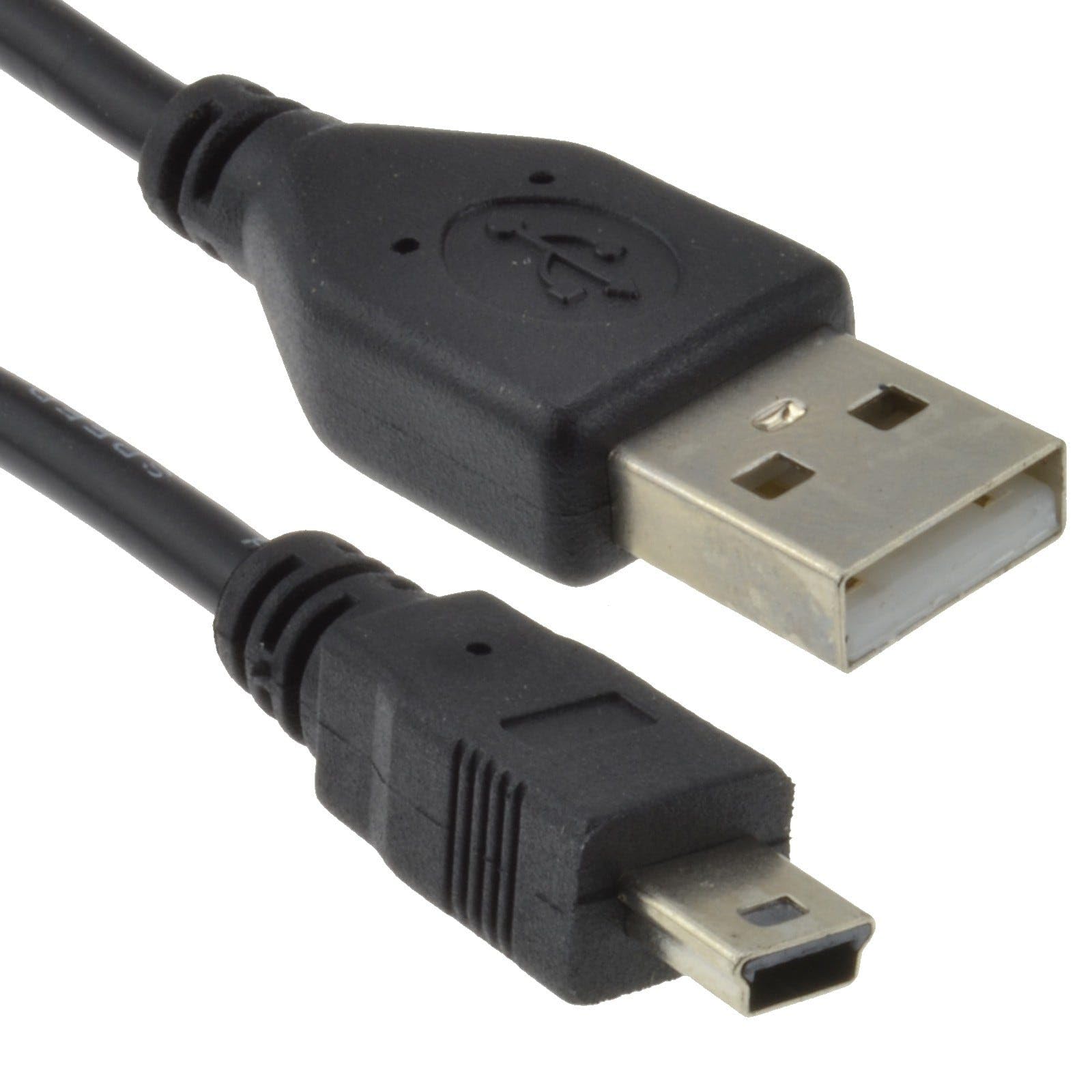 kenable USB 2,0 24AWG Hi-Speed A Zum mini-B 5 Polig Kabel Strom & Daten Anschlusskabel 5 m [5 Meter/5m]