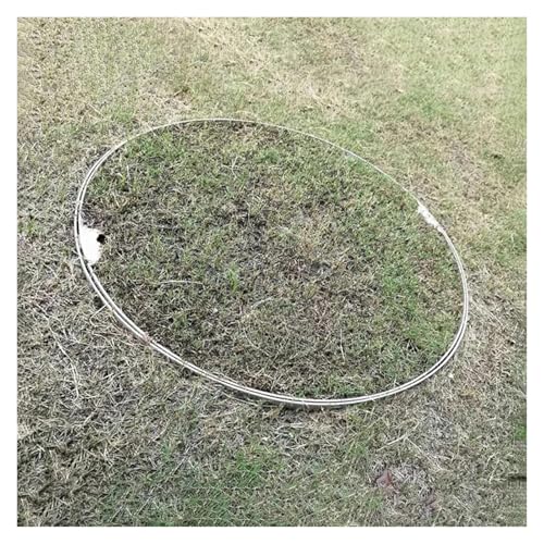 Couvercle d'égout rond 300mm en acier inoxydable encastré pour allée