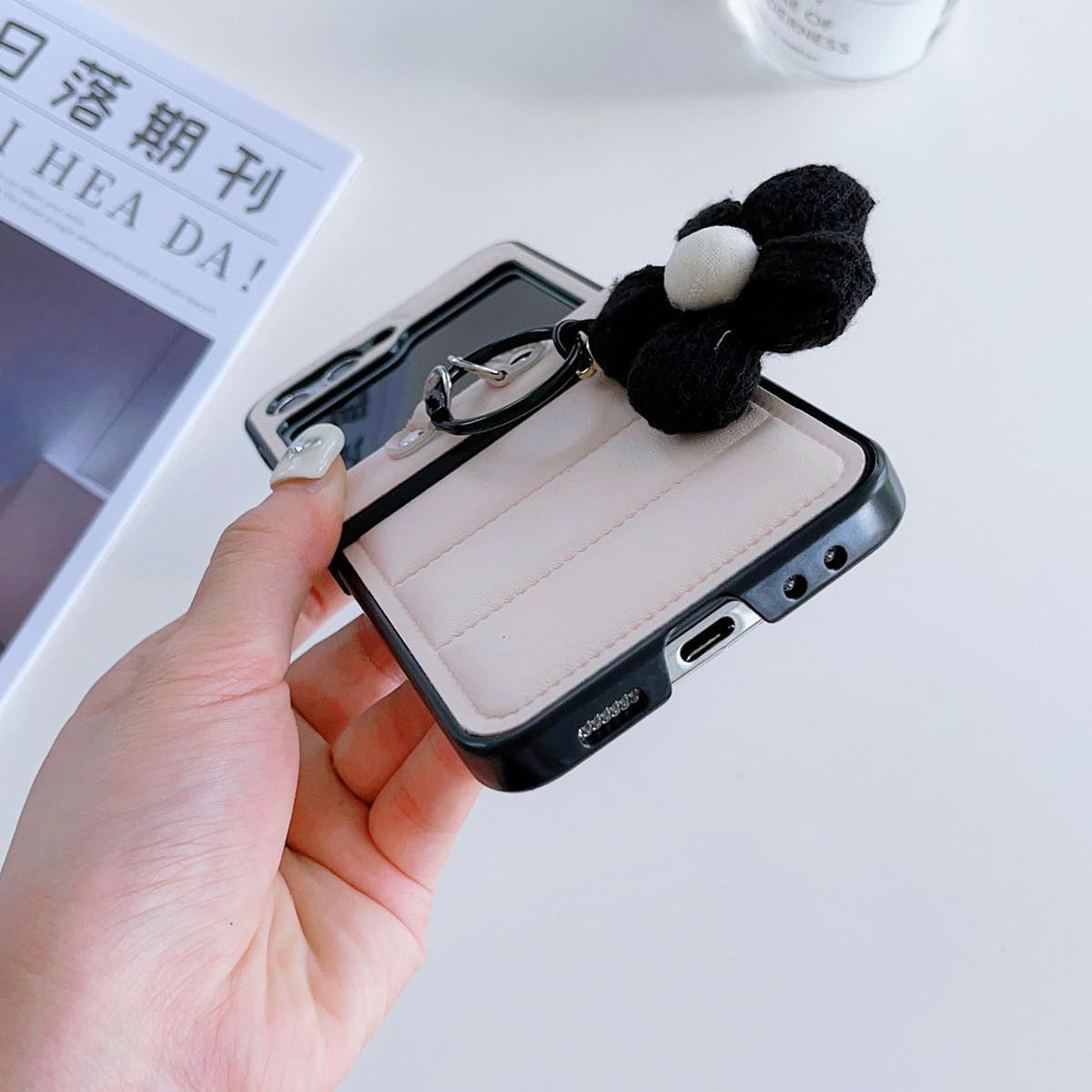 Amazon.co.jp: Carambola スマホケース Galaxy Z Flip6 用ケース 韓国