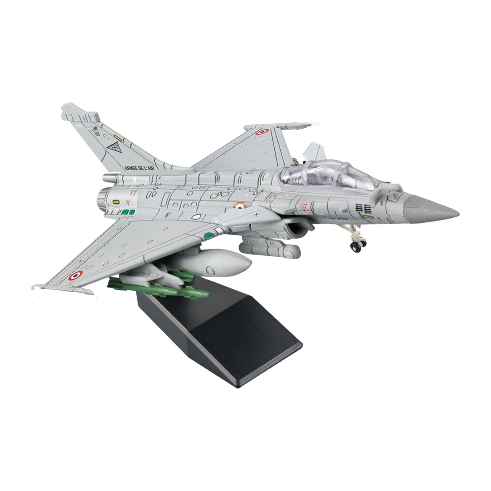 F Fityle Maquette d'avion de Chasse français au 1/72 avec Support, présentation réaliste, Montage Rapide, Jouet d'avion pour décorer Un Meuble TV ou