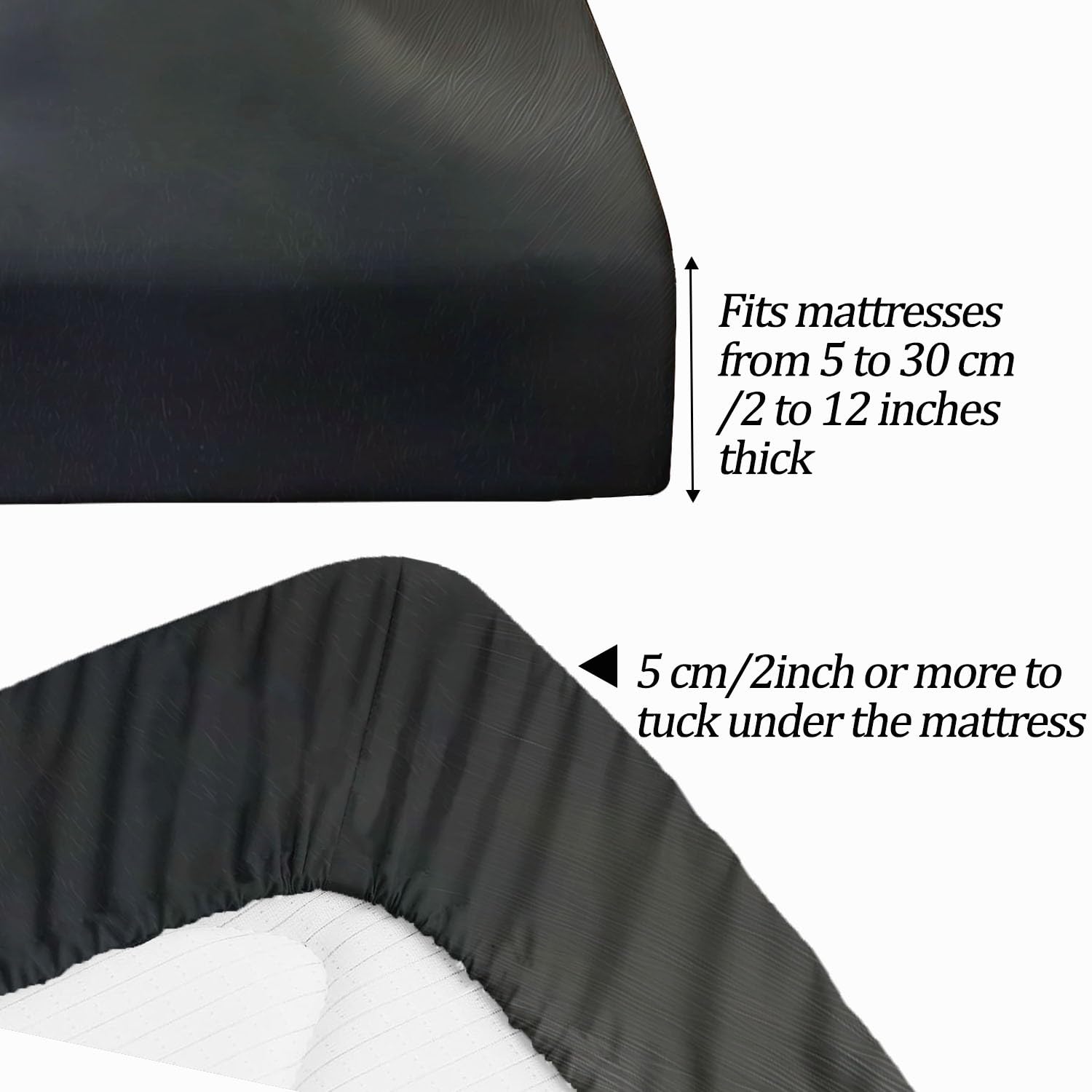 Prześcieradło Fantazyjne Styl Czarny Wilk Biały Pies Zestaw Łóżek, Czarna Prześcieradło Prześcieradło 150 x 200 cm Prześcieradło z mikrofibry Elastyczne prześcieradło 30 cm Kieszeń dla dziewczynek i