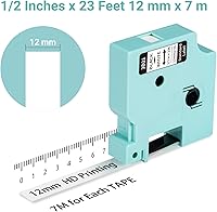 Vista 3 de Vixic Label Maker Machine D1600 Label Maker Bluetooth Label Printer Sticker Maker with Label Tape Compatible with Dymo LabelManager 160 210D 260P