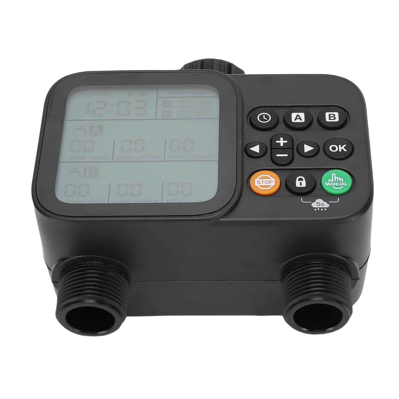 Ejoyous Sprinkler Timer Leckdicht Doppelausgang IP54 Steuerung