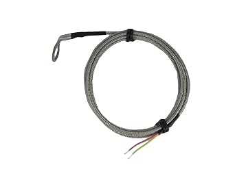 CHT Temperature Sensors K Type Thermocouple with 14mm id Washer Angled Bend for Cylinder Head Temperature with 4m Cable