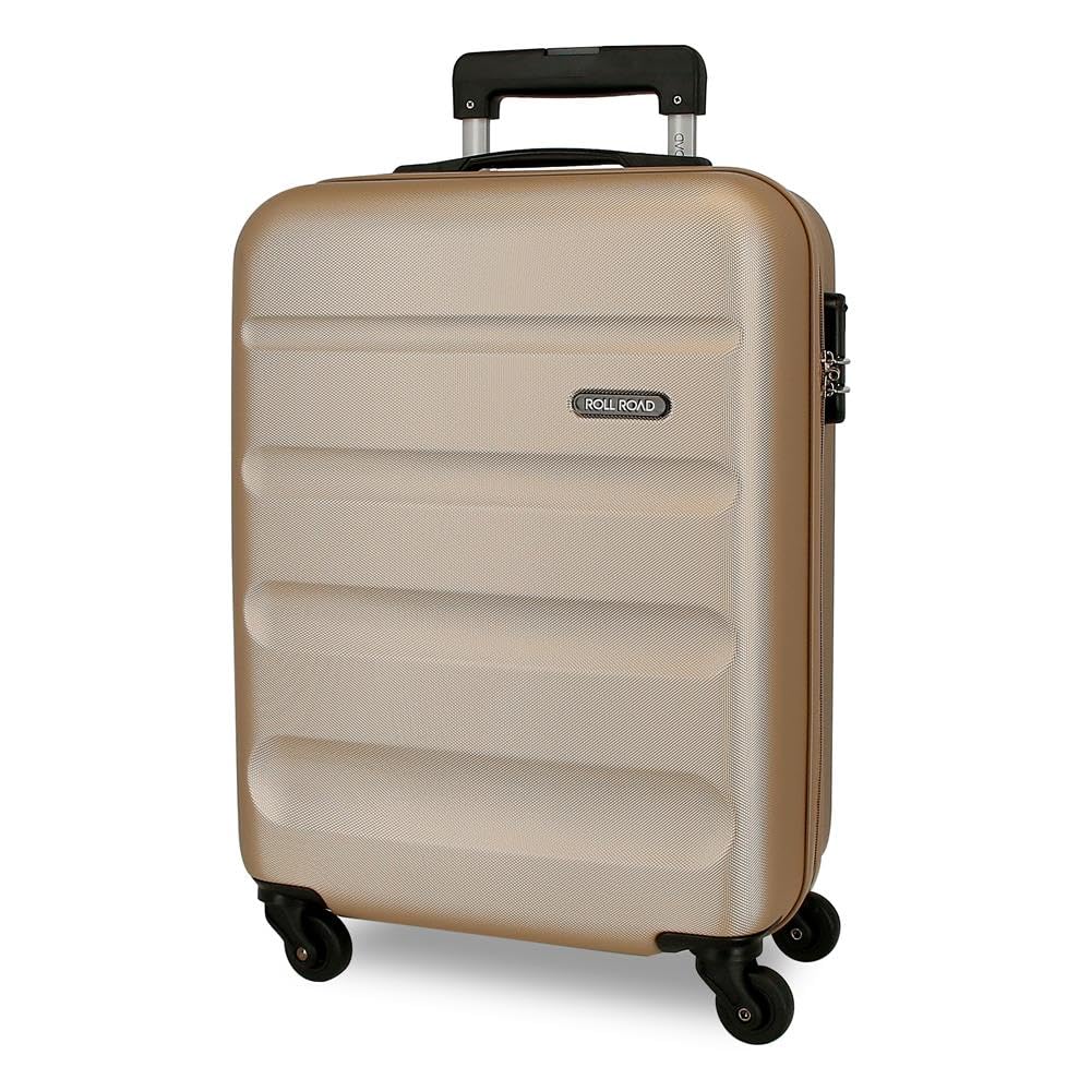 ROLL ROAD Flex Maleta De Cabina Rígida, 55cm, Champagne