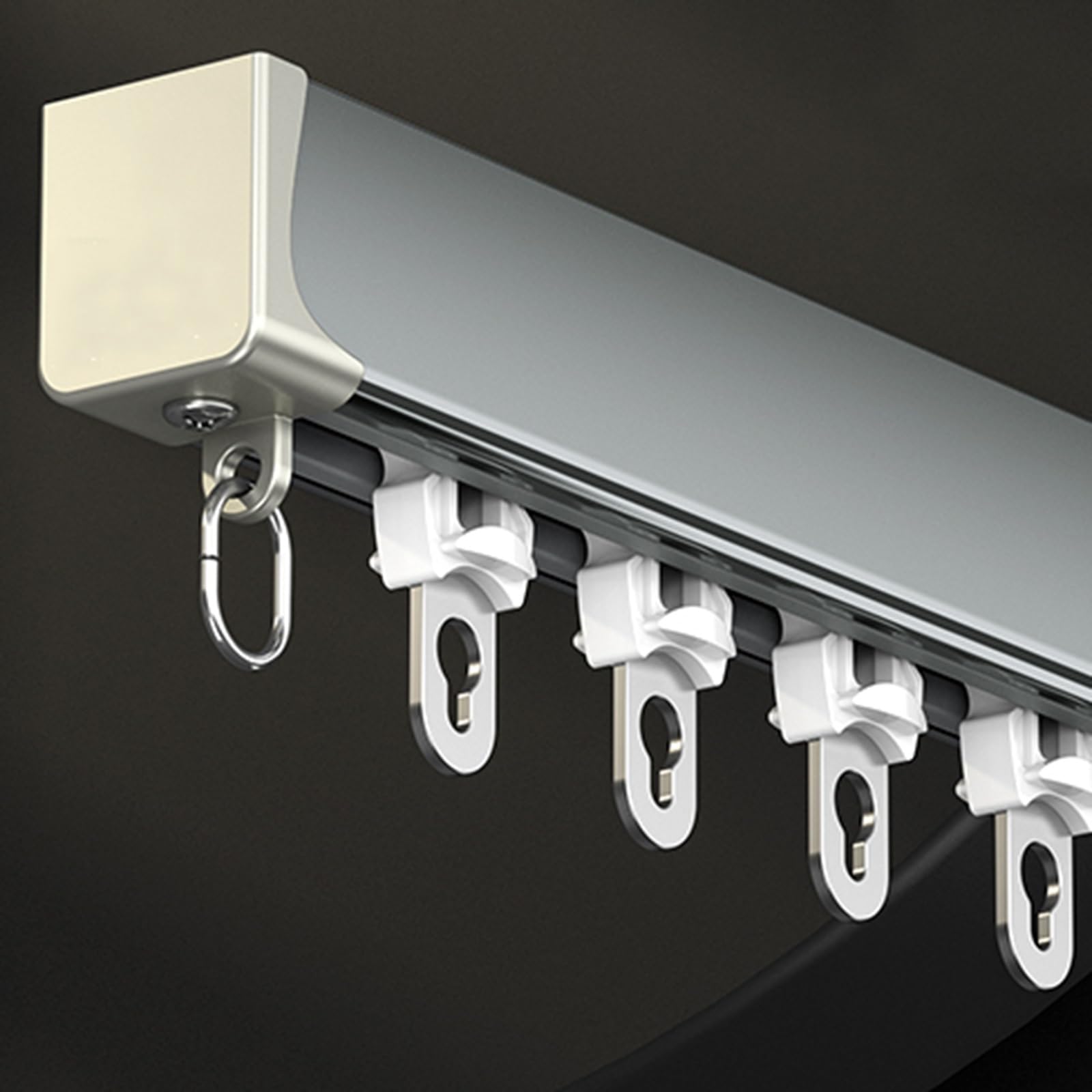 Heavy Duty Curtain Rails Iksun Curtain Double Tracks Ceiling Wall