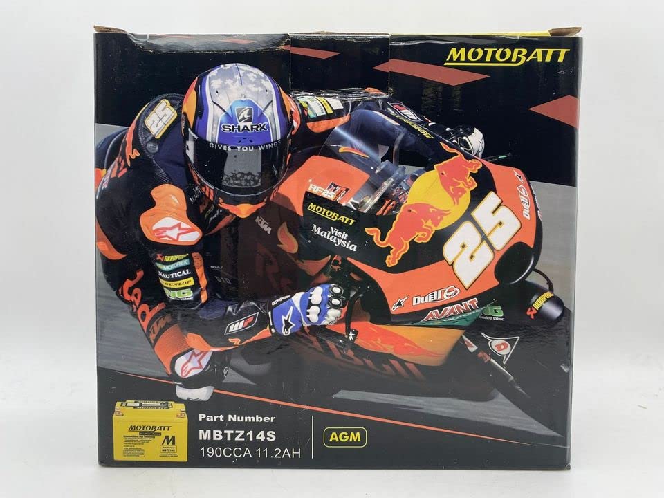 Batteria moto Motobatt MBTZ14S (YTZ12S YTZ14S) - Senza manutenzione - 12 V 11.2 Ah - Dimensioni: 151 x 87 x 110 mm compatibile con HONDA Forza X, Z 250 2001