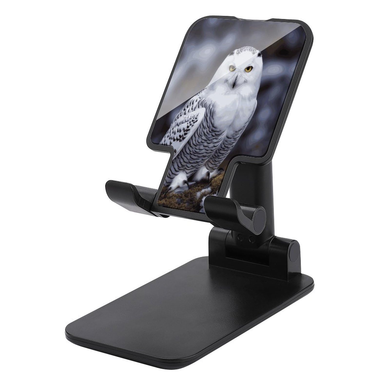Support de téléphone de bureau chouette pliable iPhone Android