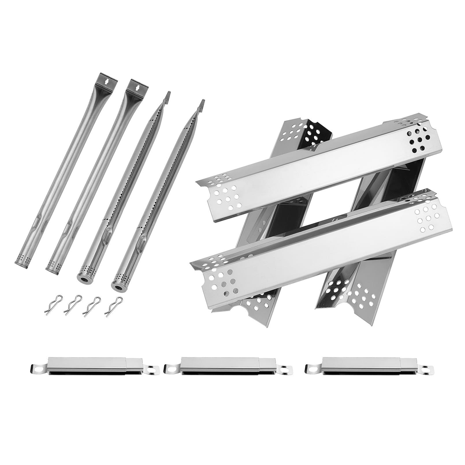 Grill Valueparts Grill Replacement Parts for Charbroil 463241313 463241013 463241314 G527-2200-W1 463241014 463241413 463241414 466241013 466241313 Heat Shield Tube Burner Heat Plates