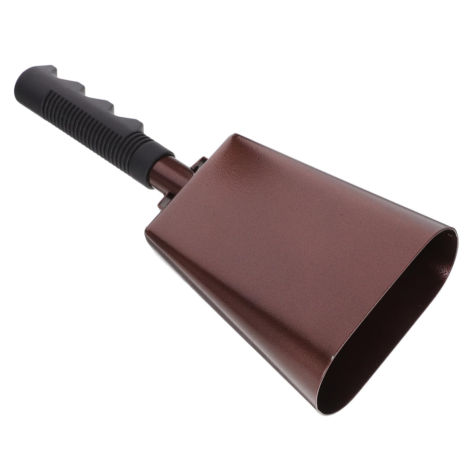 FUNOMOCYA Handheld Cow Bell for Farms and Sports Events Rustic Design Loud Noise Maker Metal Cowbell with Handle for Cheering and Team Spirit