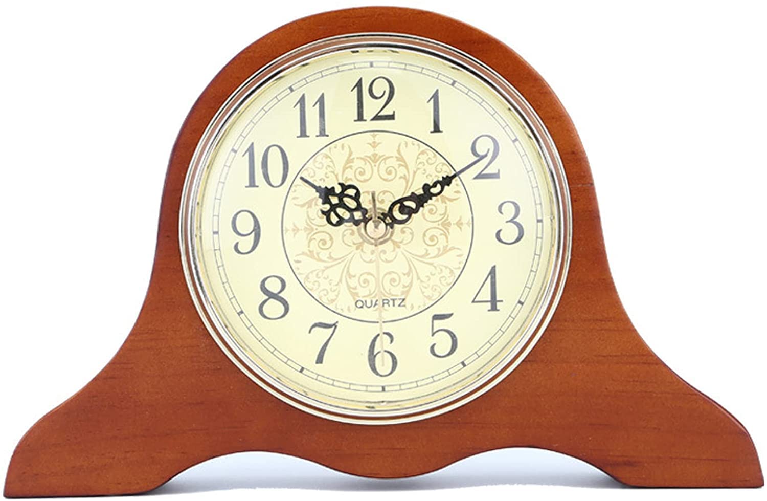Buy Mantel Clock, Wooden Mantle Clock for Living Room Décor Silent