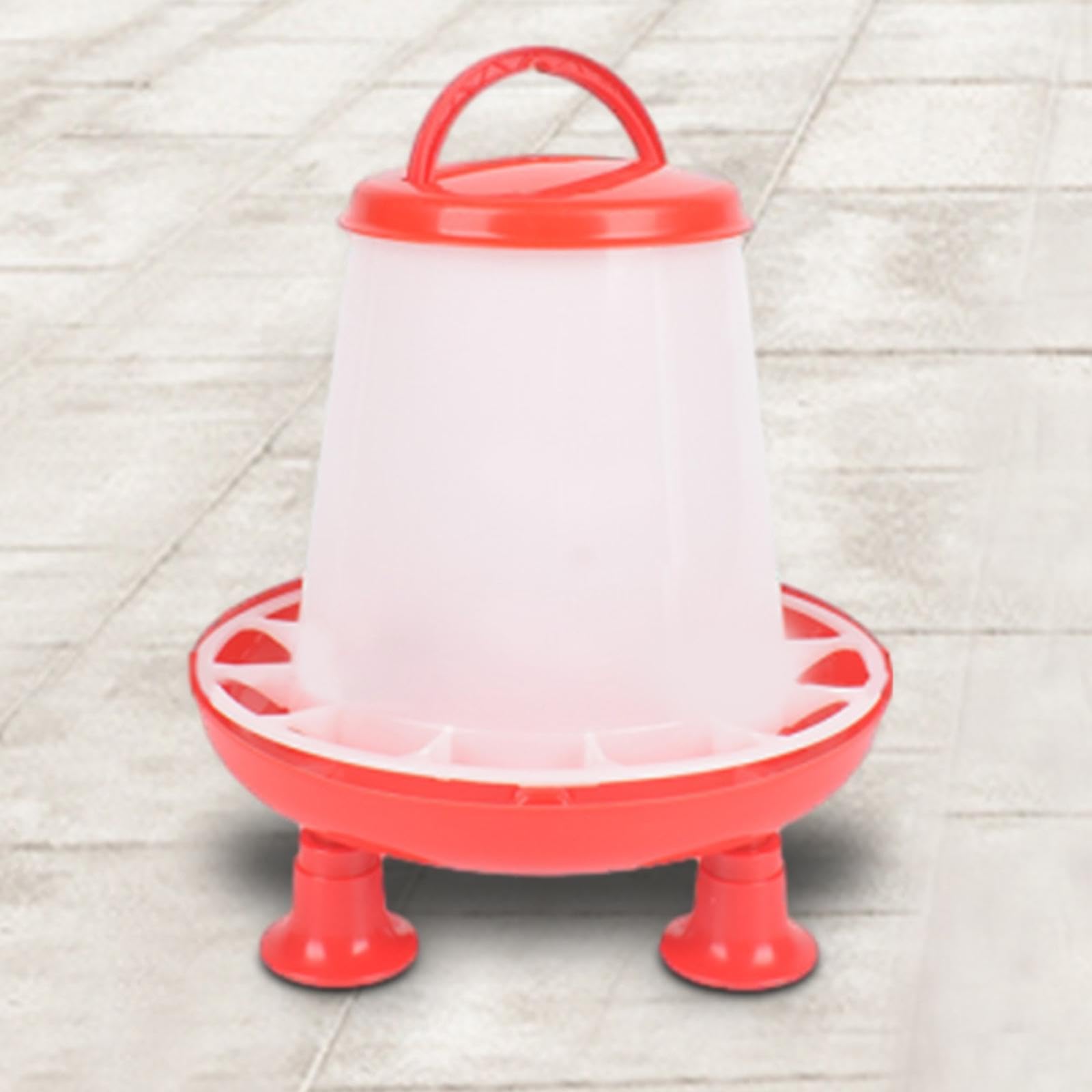 Mangeoire Automatique pour Poules Récipient Distribution Aliments Volaille Abreuvoir Nettoyage Pratique Accessoires Robustes Adapté à Élevage, Mangeoire 3kg