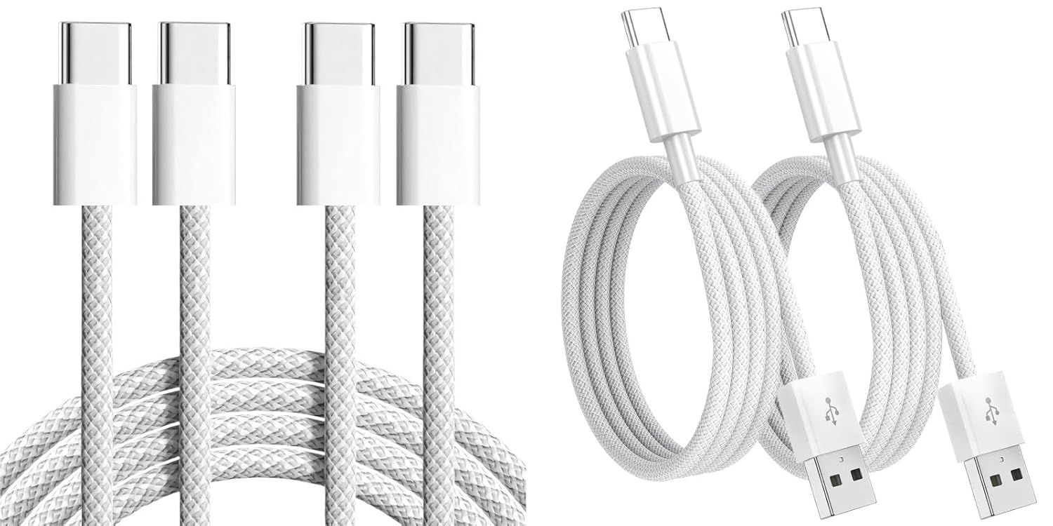 Amazon.com: Braided USB C to USB C Cable 3ft and Car Carplay Cable for ...