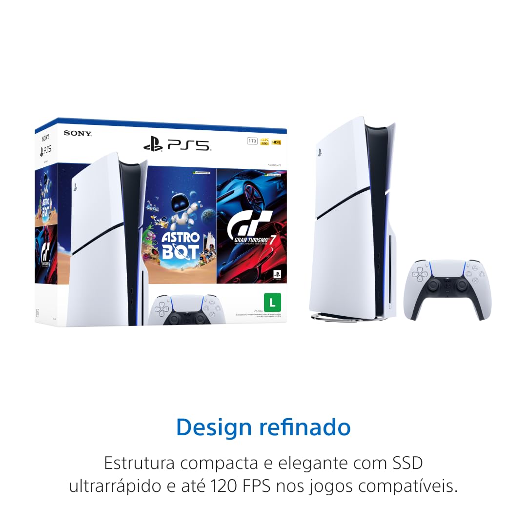 PlayStation®5 Slim Disk - Pacote ASTRO BOT e Gran Turismo 7