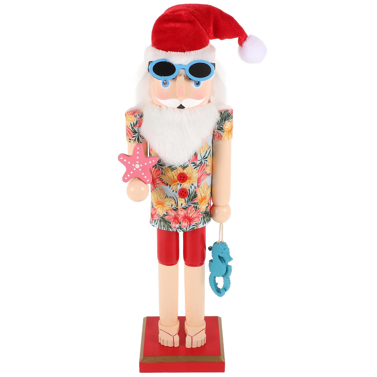 Casse-Noisette en Bois Peint Main Figurine de Collection FOMIYES