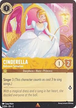 ロルカナ　シンデレラ　プロモーションカード Amazon.co.jp: 【FOIL】 ロルカナ 3/204・EN・2 Cinderella