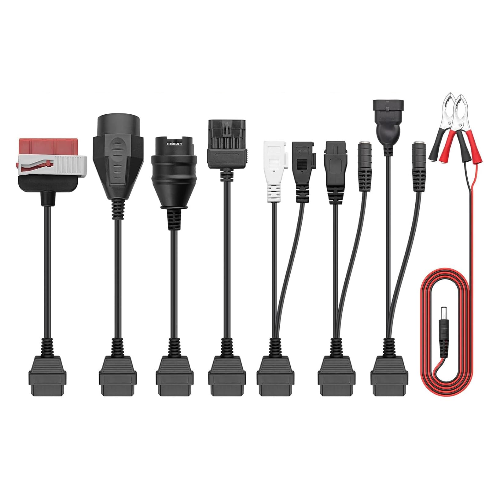 8er Adapter Set, Universal Auto Diagnosegerät Diagnose Adapter Kabelsatz, Diagnoseadapterkabel Diagnoseadapter kompatibel mit VW Audi BMW Opel