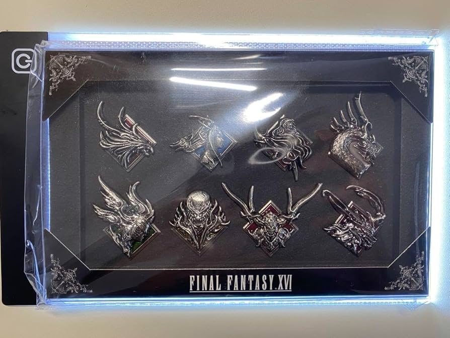 ファイナルファンタジーXVI 召喚獣レリーフピンズコレクション FINAL FANTASY XVI on X: 
