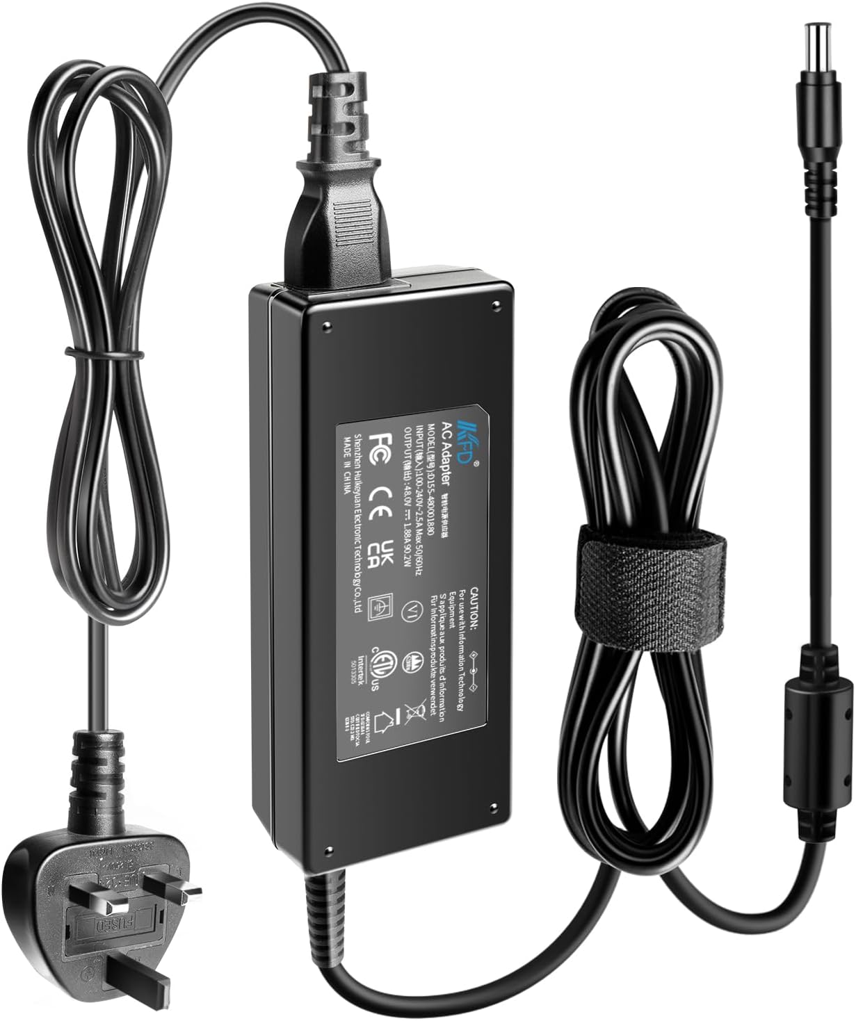 – 48V AC/DC Adapter for Reolink RLN8-410 RLN8-412 RLK8-410B4-5 Network Video Recorder Lorex LNR110 LNR118 NVR Power Supply CCTV Box PoE Injector Security Camera Charger UK Power Adaptor Cable PSU