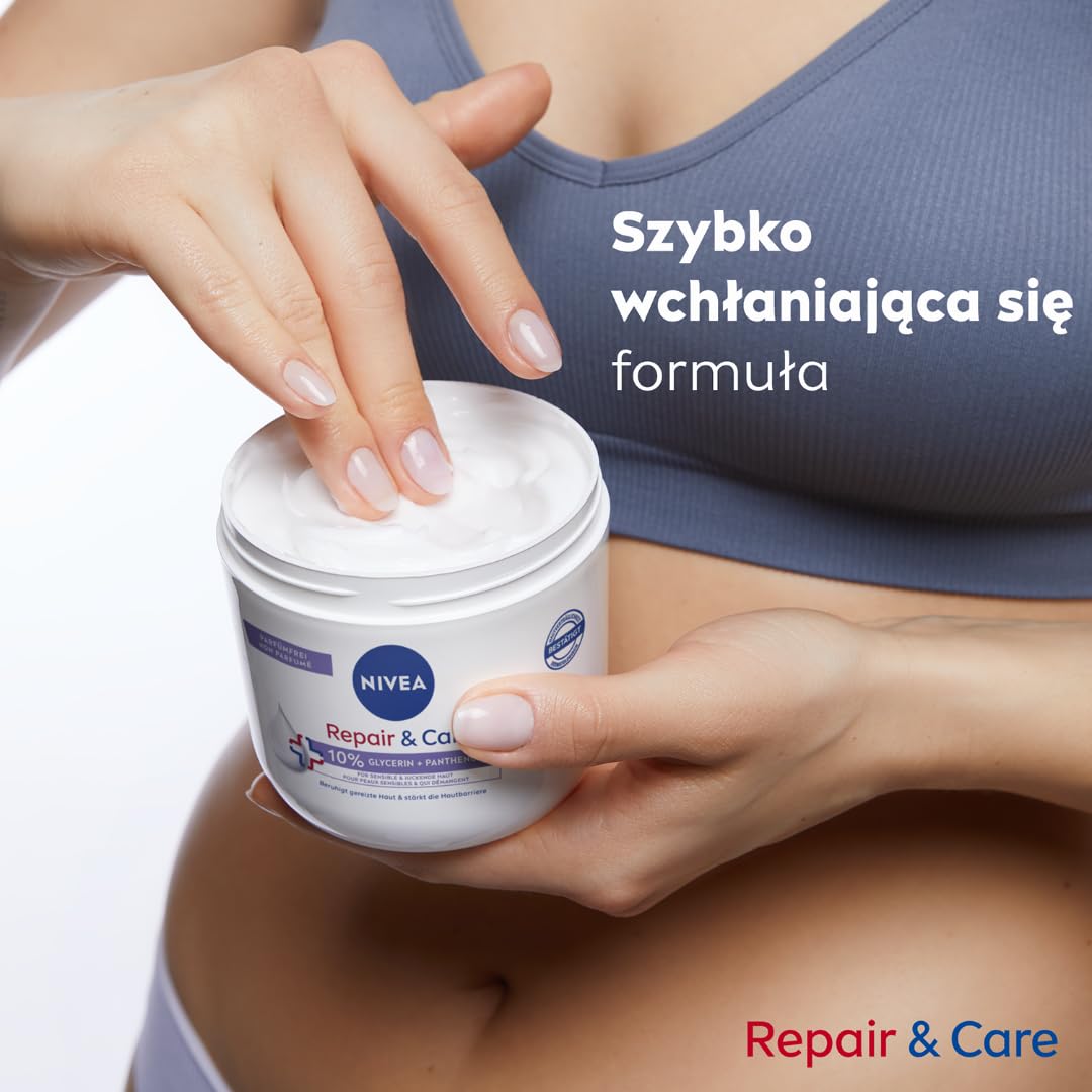 NIVEA Repair & Care Sensitive krem multifunkcyjny nawilżająco-ochronny 400 ml