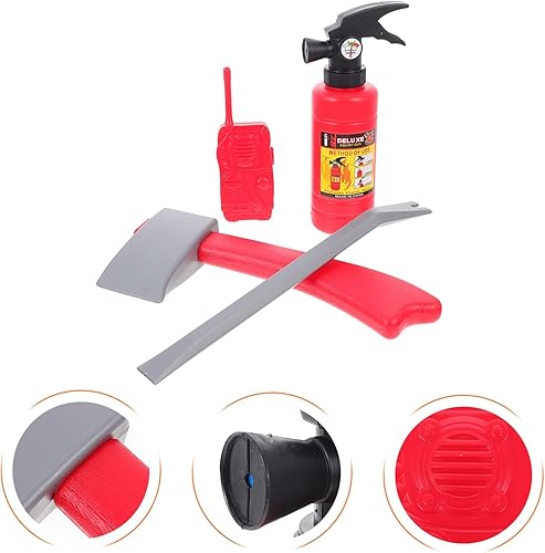 Miniatura 7 de Toyvian Extintor de incendios, juguete de chorro de agua, disfraz de bombero, juguetes para niños, bombero, juego de juegos de simulación, para
