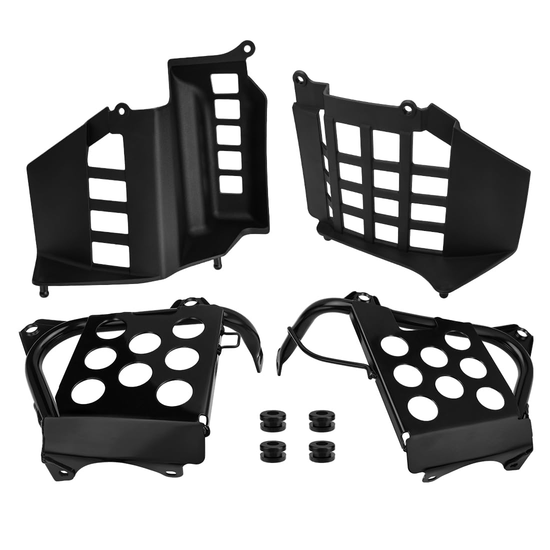Nerf Bars y protectores de talón con estriberas izquierda y derecha para Yama-ha Banshee 350 YFZ350 1990-2006 3GD-27445-00-00 3GG-21691-00-00