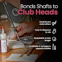 Vista 7 de Brampton PRO-FIX - Epoxi de golf de curado rápido, vida útil de 5 minutos, curado completo de 1 hora, extra fuerte, resistente a los impactos, kit