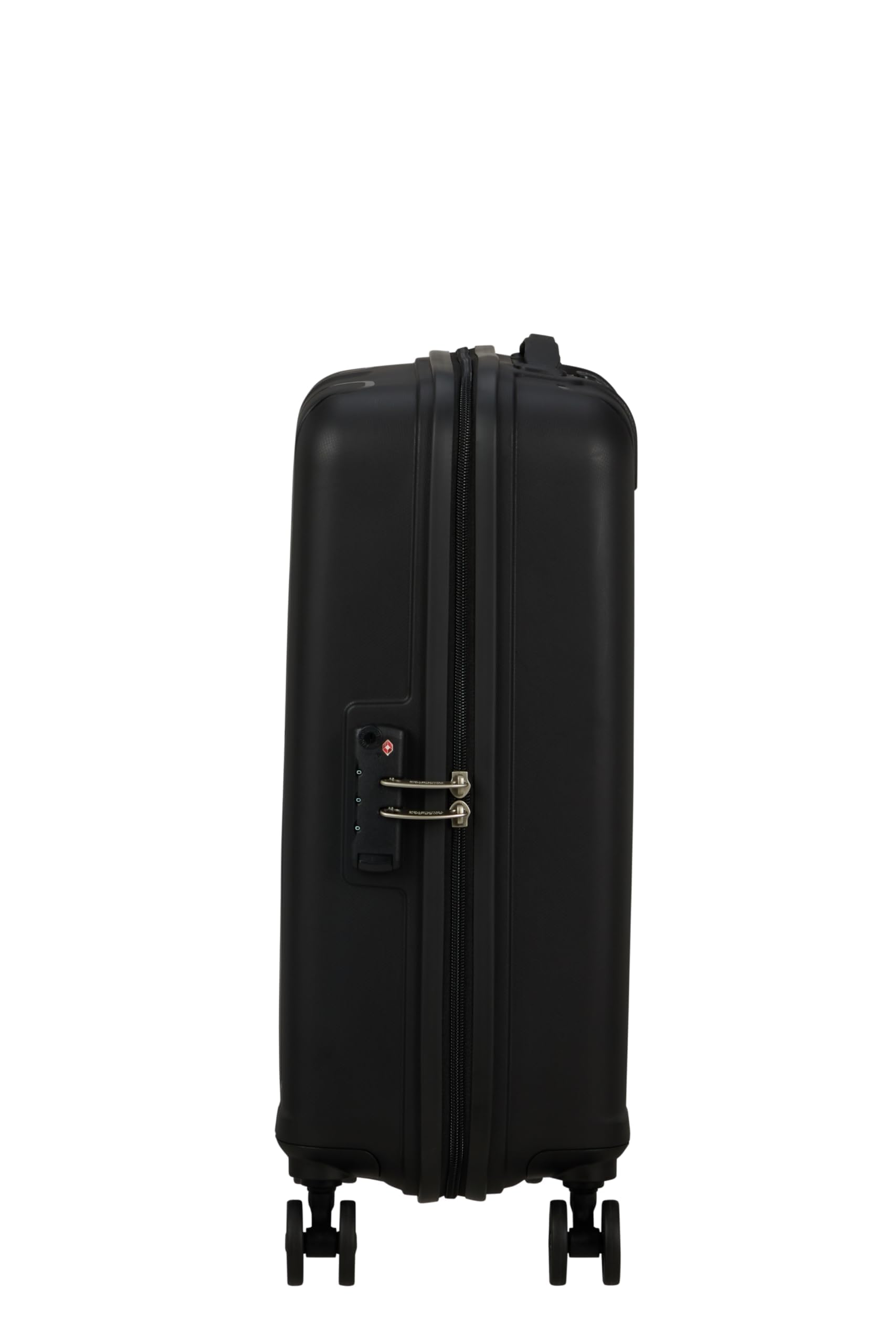 American Tourister Ellipso - Grande Valise Rigide 79 cm, Valise Légère avec 4 Roues, Serrure TSA, Valise d'Enregistrement 104L - 3.80 KG - Noir (Black)