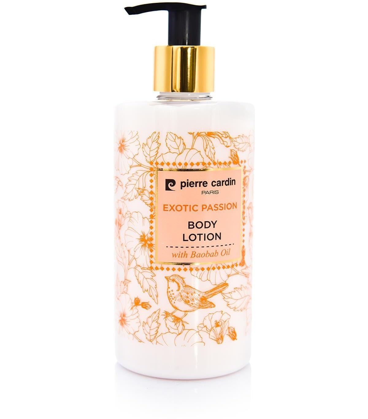 Pierre Cardin Exotic Passion Babobab Yağı İçeren Besleyici Ve Nemlendirici Vücut Losyonu, 350 Ml (3 paketi)