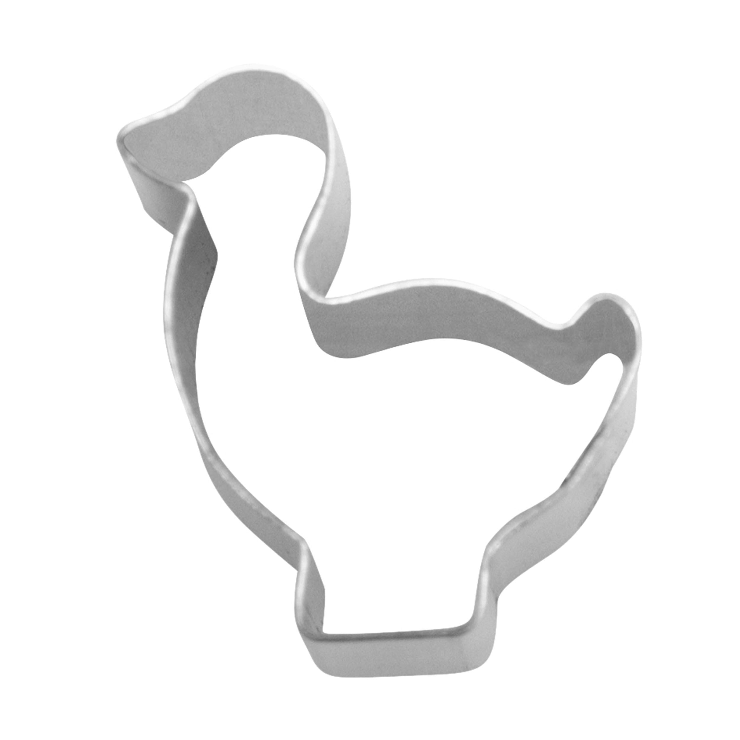 Staedter Mini Goose Cookie Cutter, Silver, 1.5 cm