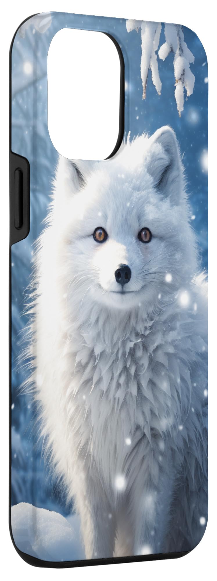 Artic White Fox Snow Snowy Winter Animal Case for iPhone 12 Pro Max - Image 3