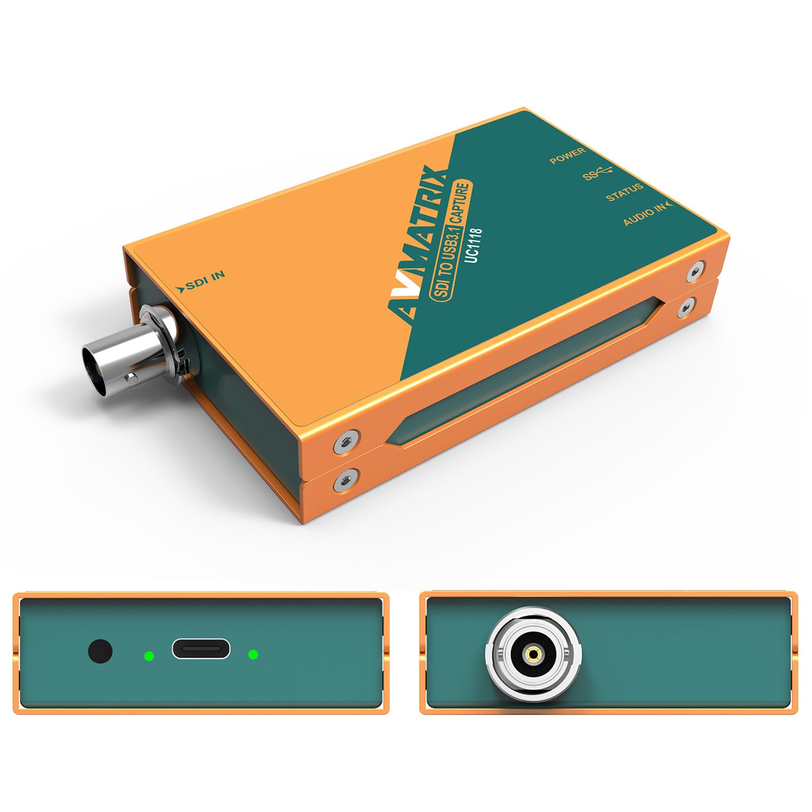 AVMATRIX UC1118 - Tarjeta de captura de video SDI a USB 3.0 (Gen1) 1080P60 sin comprimir (YUY2) captura de video con entrada de línea para videoconferencia, telemedicina, educación en línea en OBS