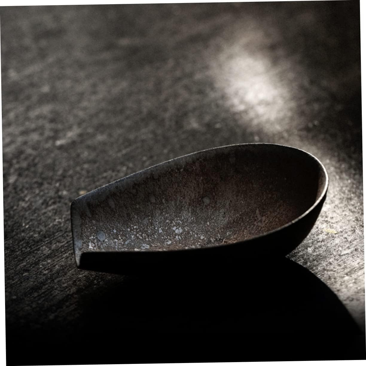 Alipis 1pc Loose Tea Scoop Porcelain Tea Shovel Leaf Scoop Lightweight Compact for Easy Making