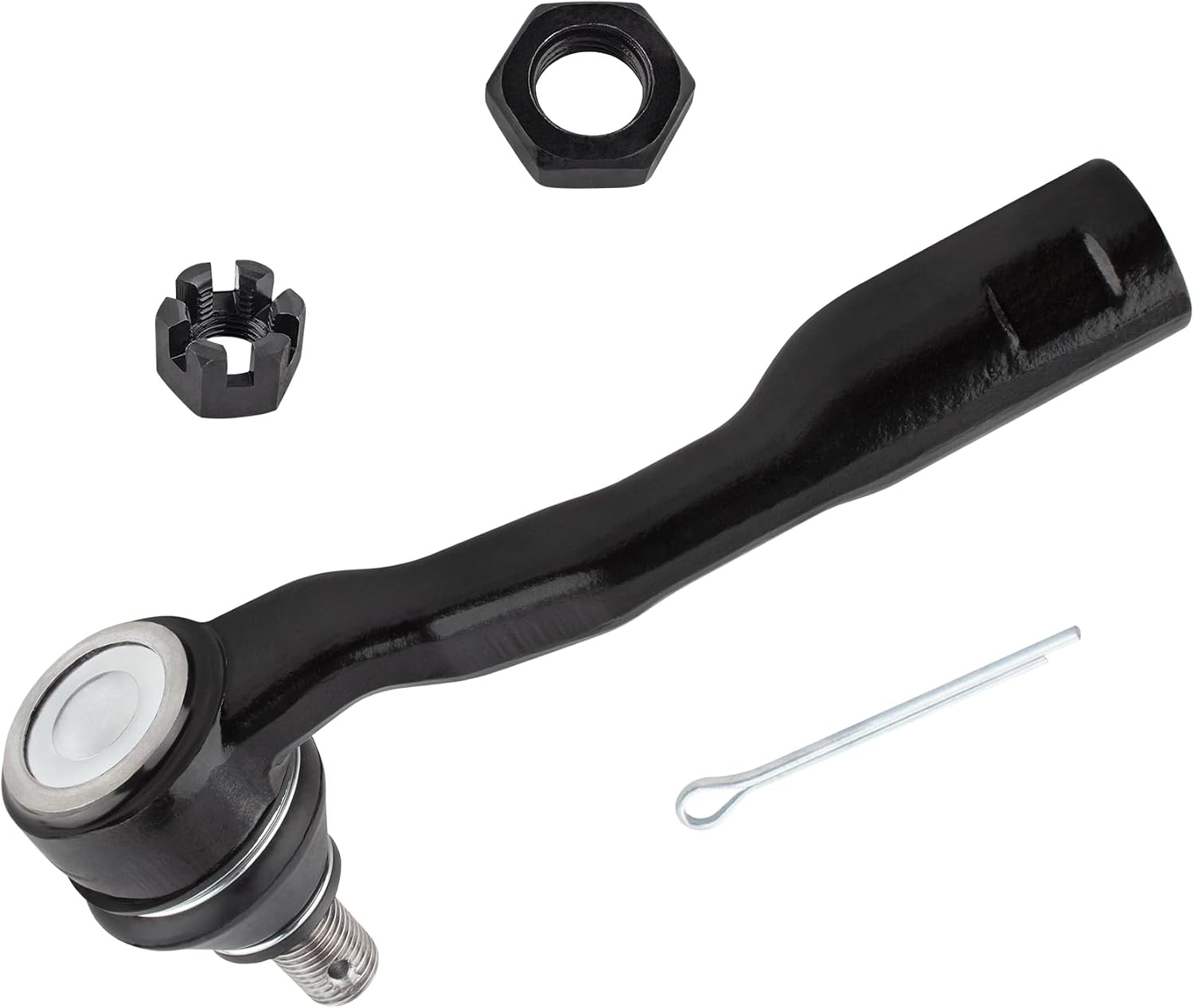 ES80381 ES80382 EV800444 Front Inner & Outer Tie Rod Ends Left & Right for Toyota Sequoia 2003-2007 Tundra 2003-2006 4.0L 4.7L, Pack of 4