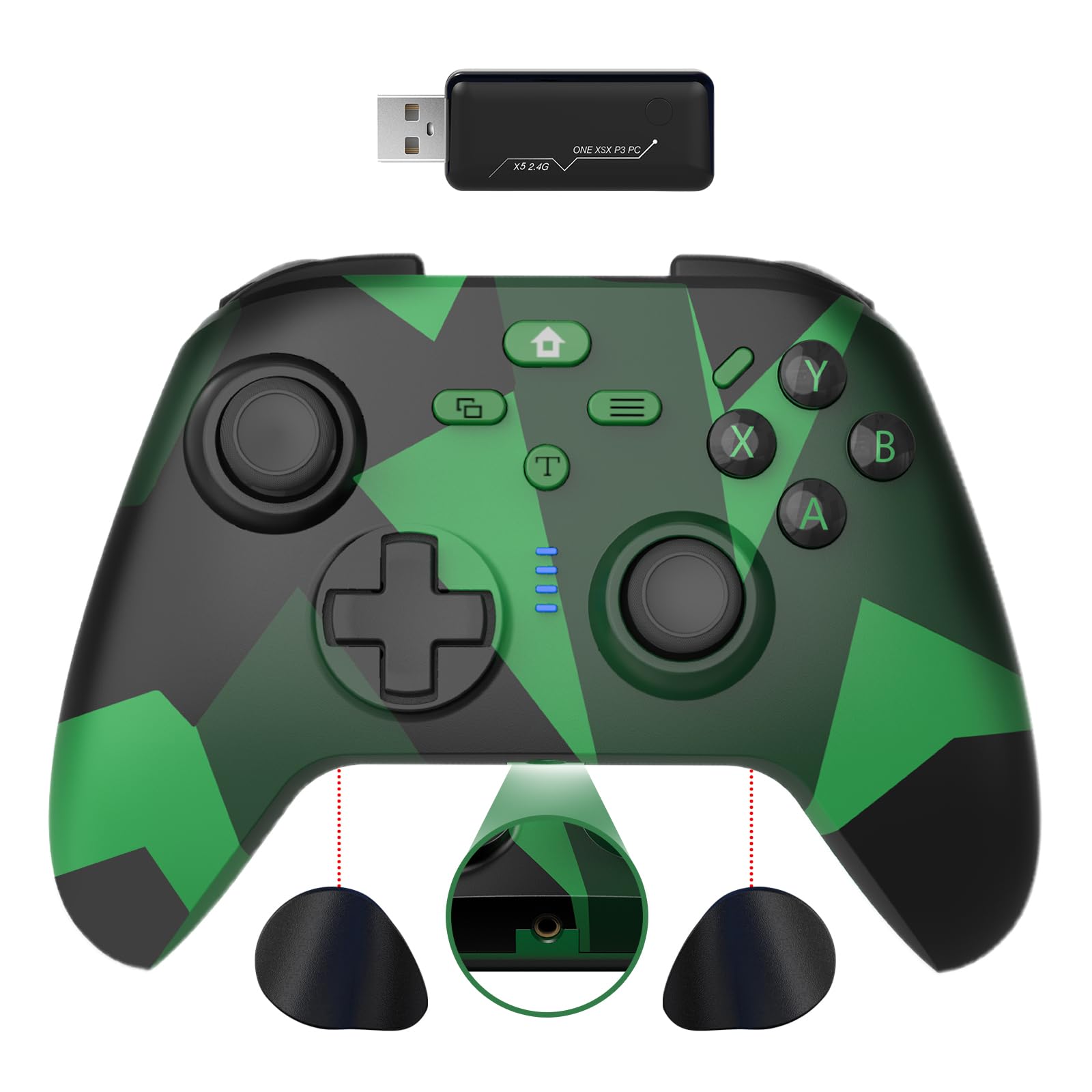 BETMI Wireless Controller Compatible with Xbox|PC, with 2.4GHz Adapter