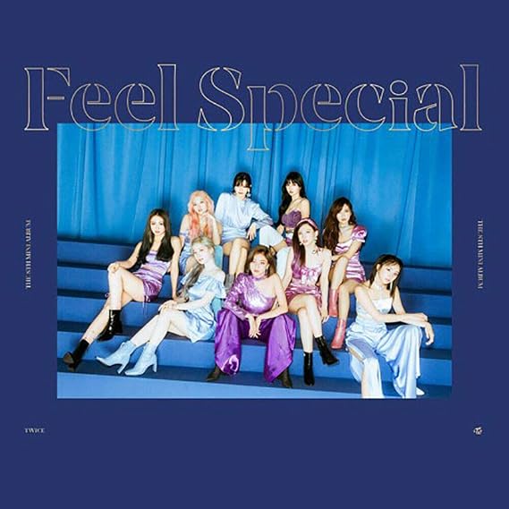JYP Twice - Feel Special [B ver.] (8th Mini Album) CD+88p Photobook+Lyrics Paper+5Photocards+Gold Photocard+Folded Poster(B ver)+Extra Photocard