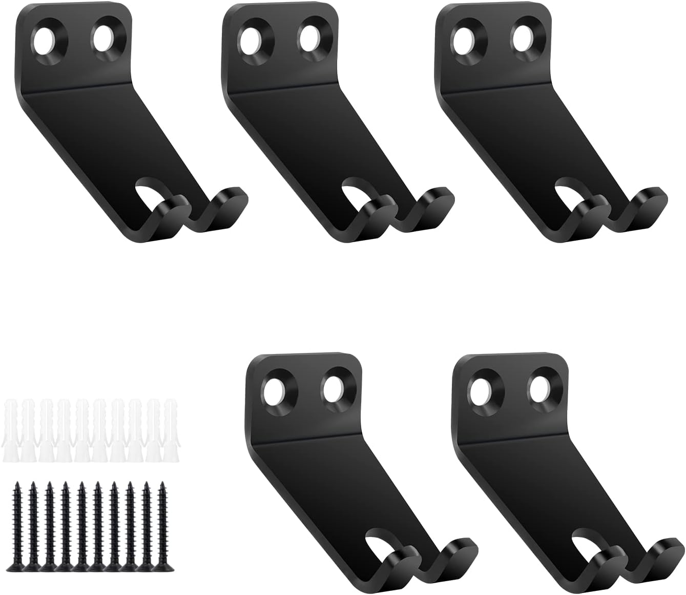 5PCS Wall Mounted with Special Fit for Tonal Accessory Shelf Clips Adapter Hooks Space Saving for Home Gym Garage T-Lock Exercise Equipment Organization Multipurpose Organizer Storage