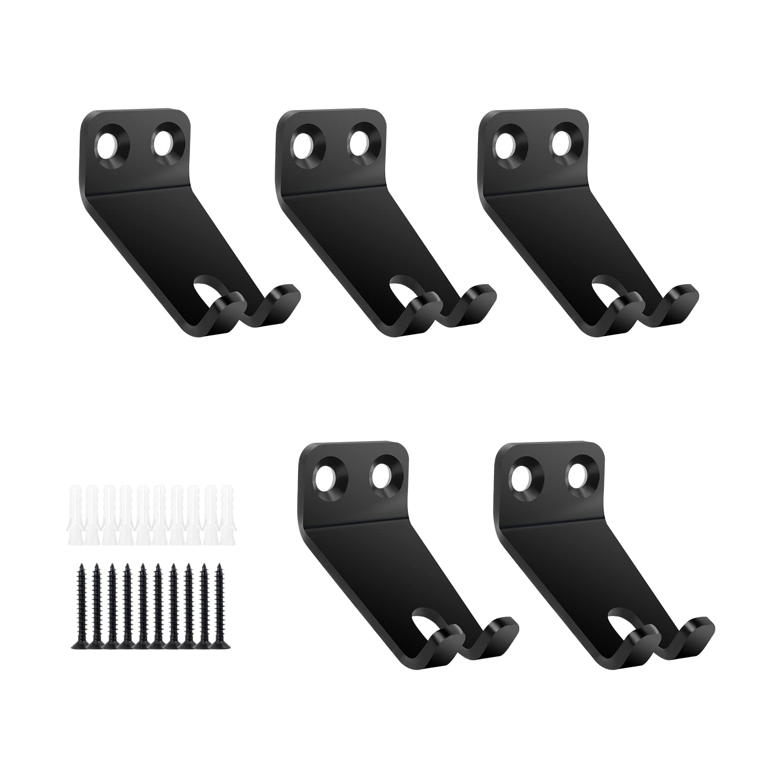 5PCS Wall Mounted with Special Fit for Tonal Accessory Shelf Clips Adapter Hooks Space Saving for Home Gym Garage T-Lock Exercise Equipment Organization Multipurpose Organizer Storage