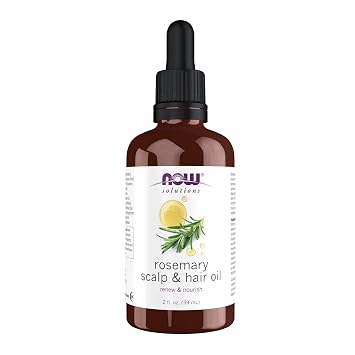 NOW Solutions, Rosemary Scalp and Hair Oil, Pre-Wash, 2 fl. oz