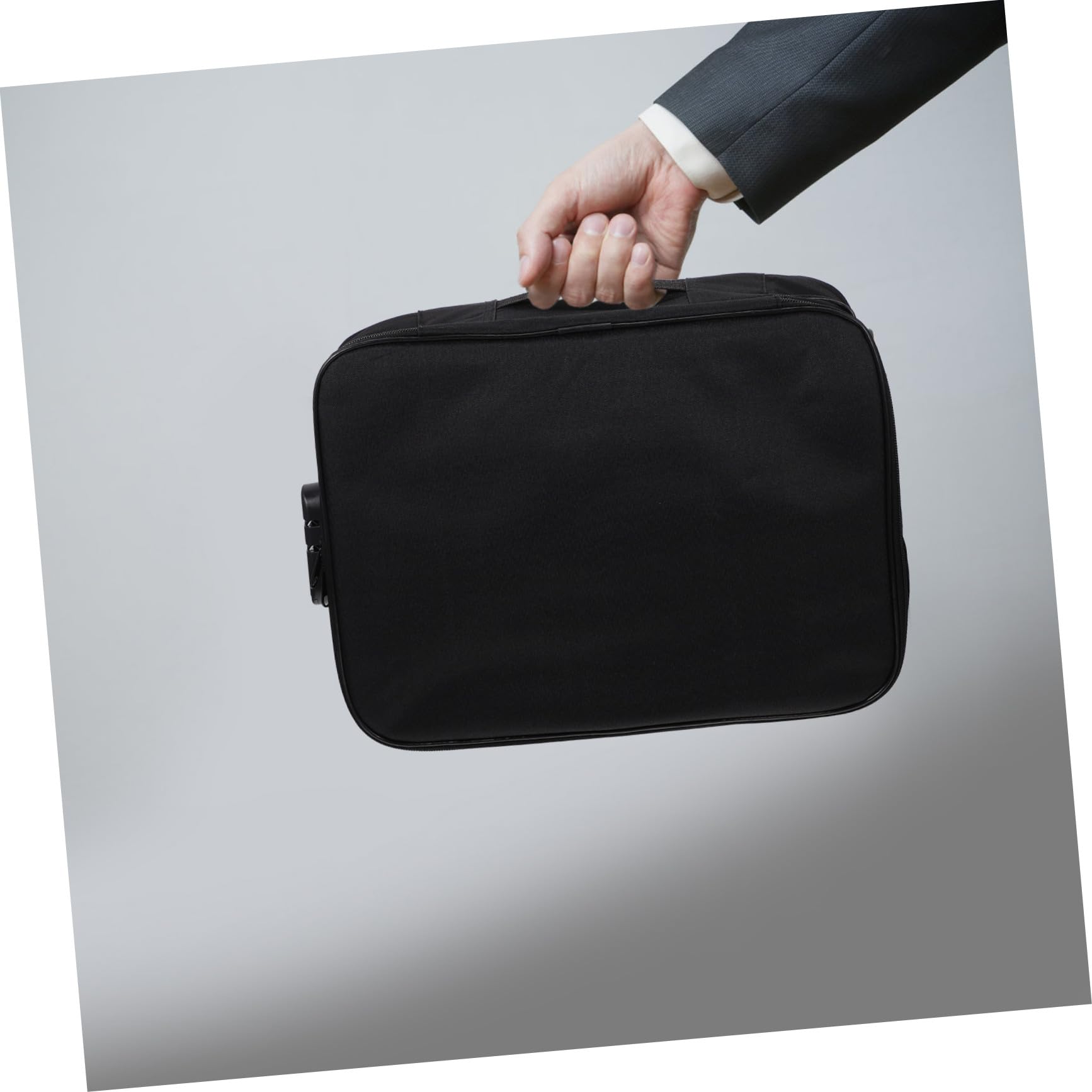 Healvian Scatola Portadocumenti Strati con Serratura Password Organizer per Documenti Realizzata in Oxford Resistente Leggera e Portatile per Viaggi e Uso Quotidiano