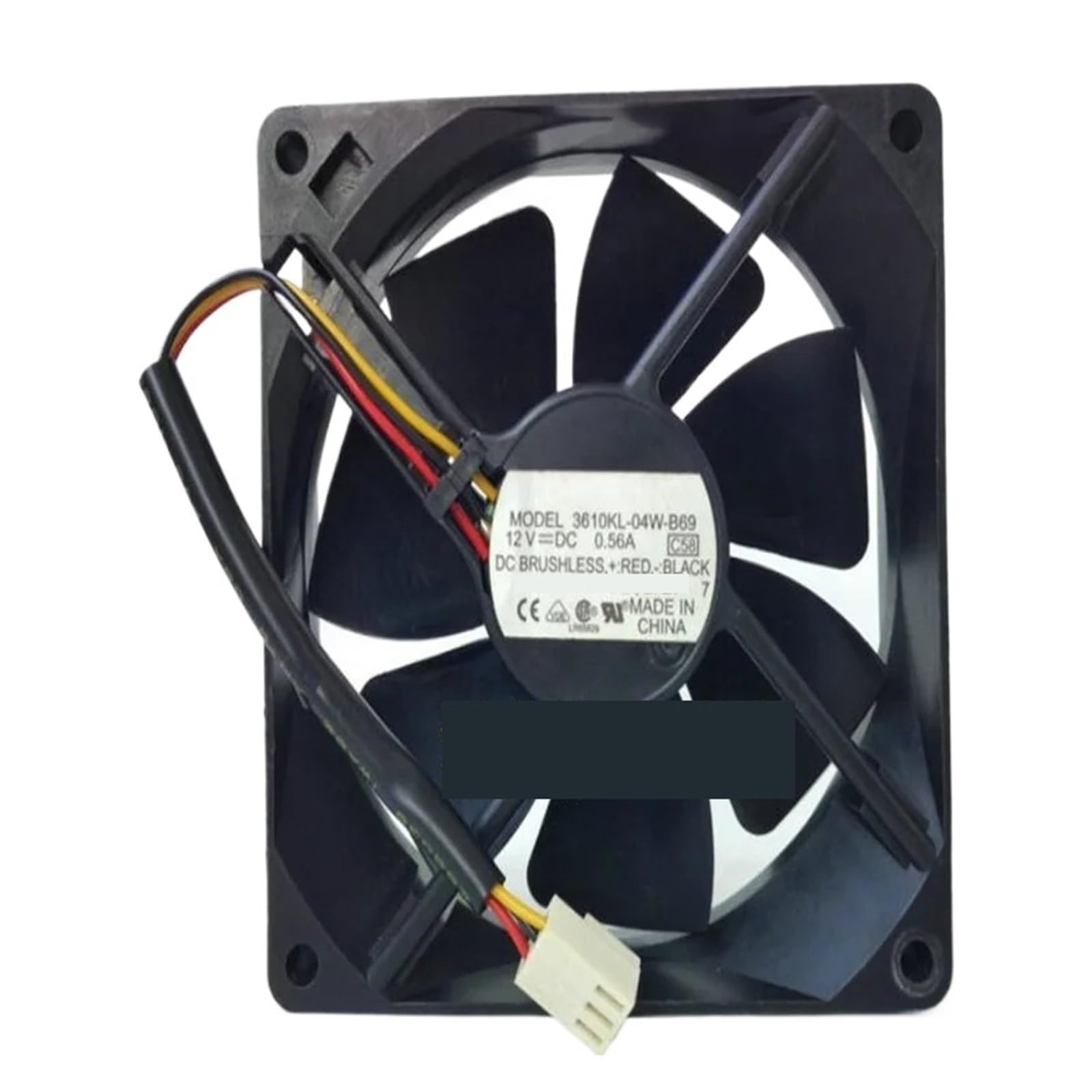 YUSKICCNE 9025 3610KL-04W-B69 DC12V 0.56A 9225 Three-Wire Fan