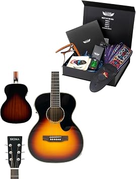 SIGMA 36.5 Acoustic Electric Guitar + Guitar Accessories Gift Box