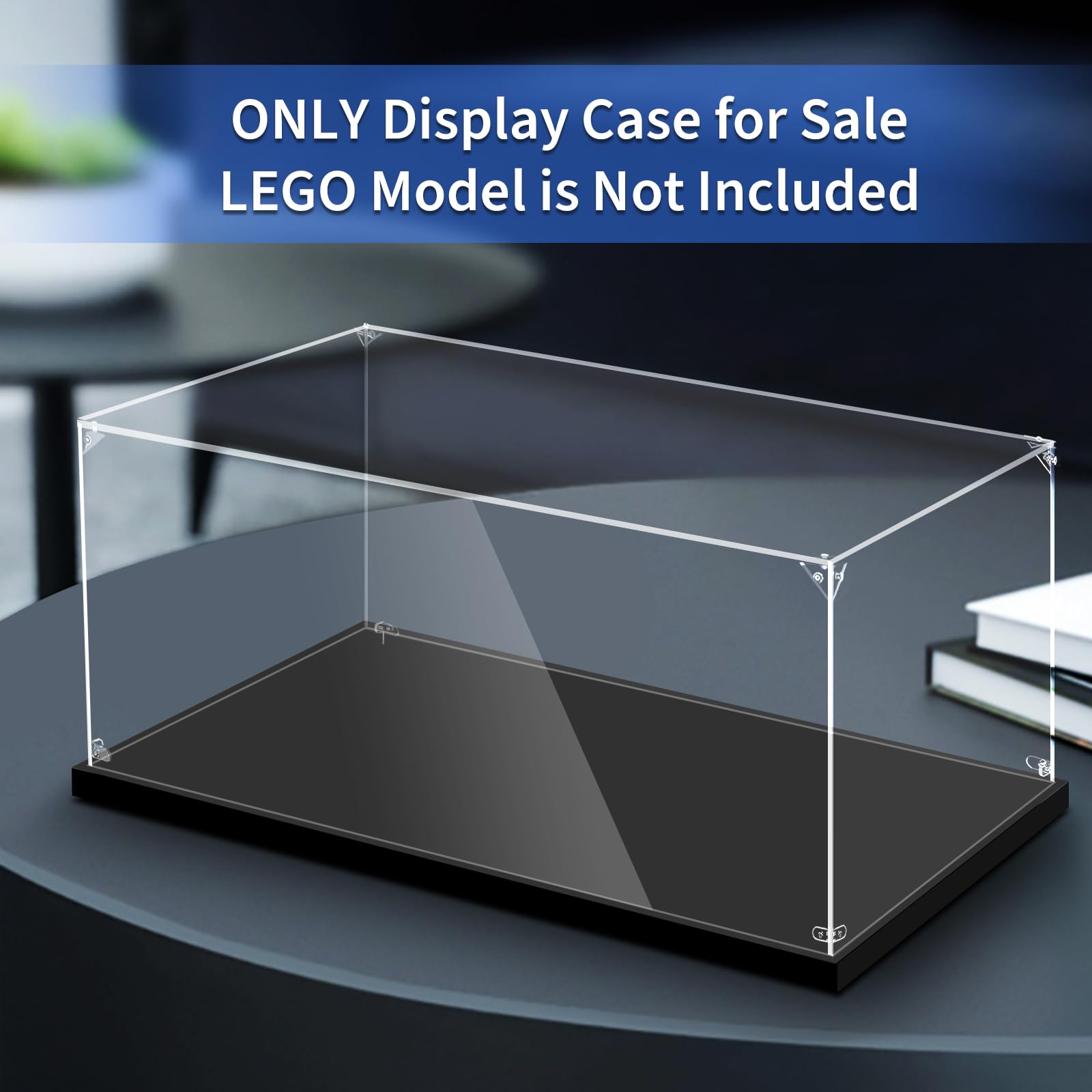 PIPART Display Case for Lego 10265 10279 10290 10295 10300 10304 10321 10330 10337 10353 21328, 38x20x18cm, ONLY Display Case - Image 2