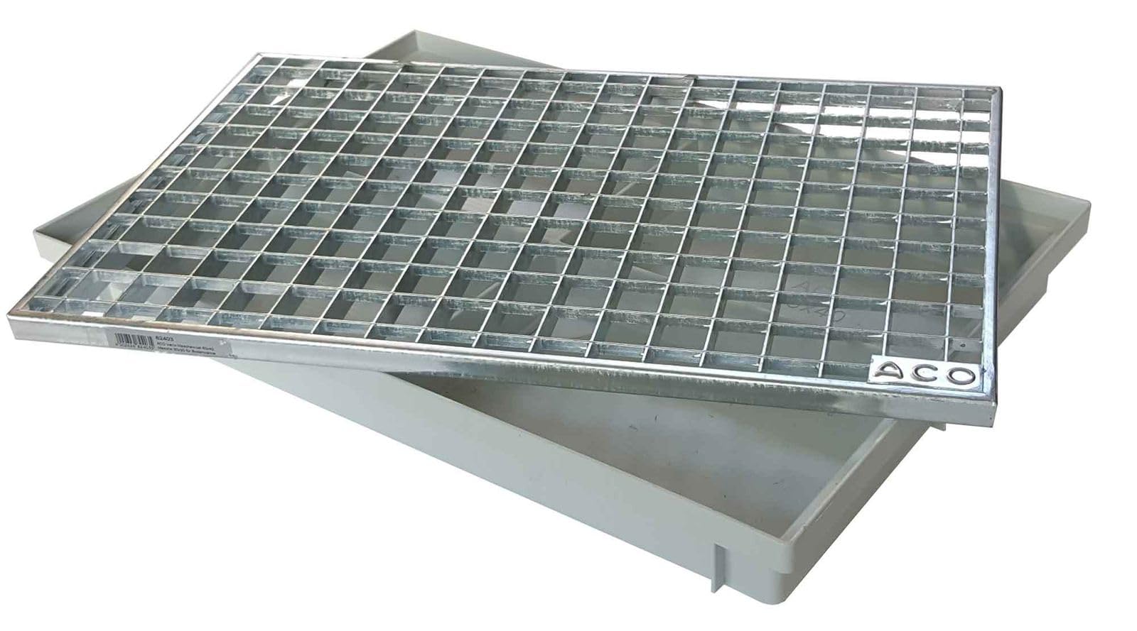 ACO 600x400 Schuhabstreifer Gitterrost mit Bodenwanne Vario Light Schuhabtreter Fußmatte ACO 600x400 Schuhabstreifer Gitterrost mit Bodenwanne Vario Light Schuhabtreter Fußmatte