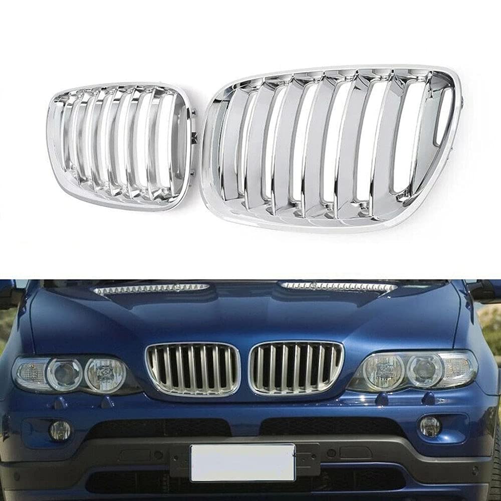 Grille de Calandre Chrome X5 E53 Anti-Corrosion Protection Avant