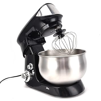Stand Mixer, Dough Mixer 3.5L Stable 6 Gear Adjustable EU Plug 220V with Container for Kitchen