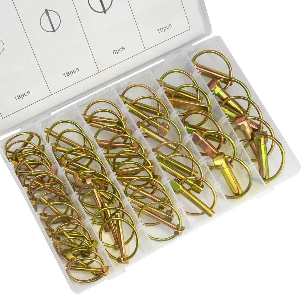 KIT SET ASSORTIMENTO 50 SPINE COPPIGLIE A SCATTO FERMI COPPIGLIE PERNI SPINOTTI