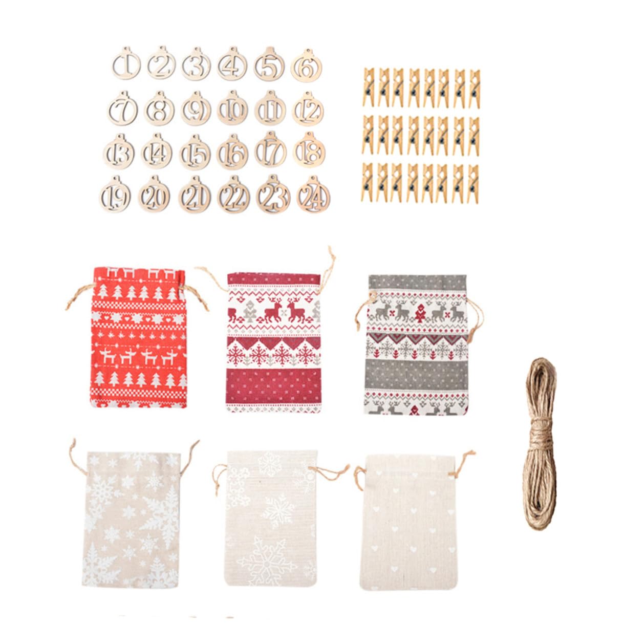 ibasenice Bolsas de Obsequio para Fiestas Navideñas Bolsitas Cordón de Dulces y Golosinas para Colgar Bolsas Cordón para Eventos