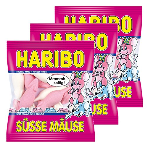 Haribo Süße Mäuse Topolini Dolci Caramelle Gommose 3 Sacchetti da 200g