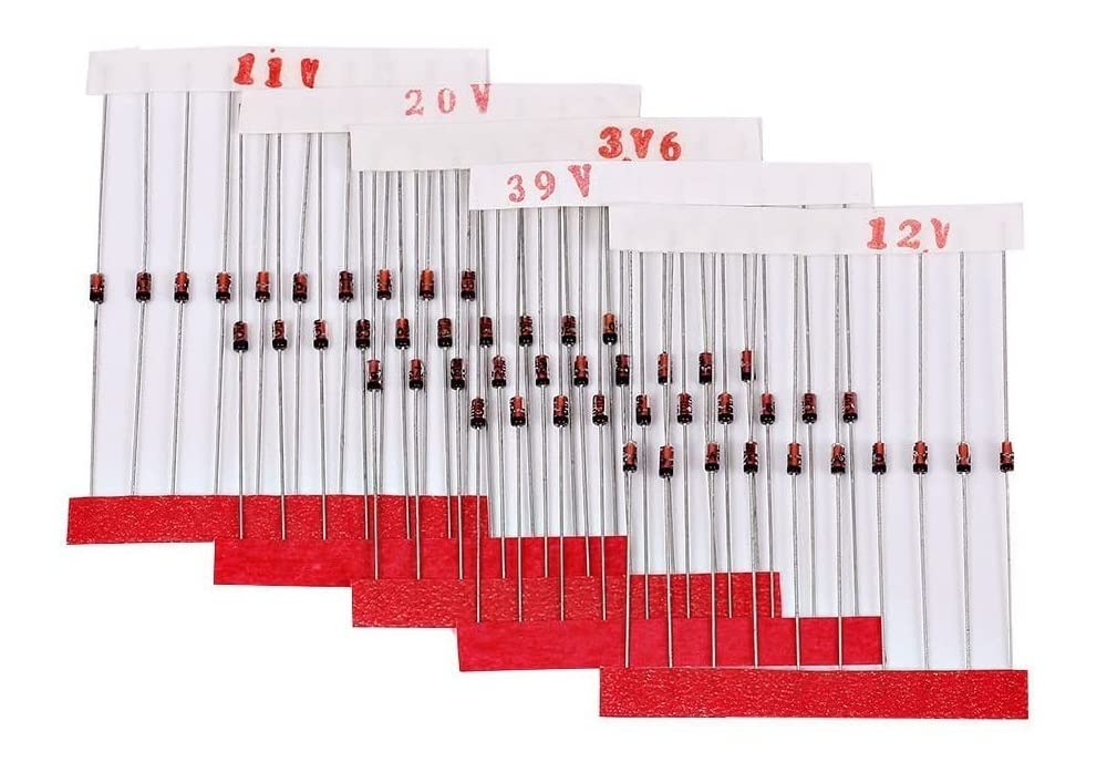 300Pcs (2V ~ 39V) 30 values 1/2W 0.5W Zener Diode set mixed assortment KIT